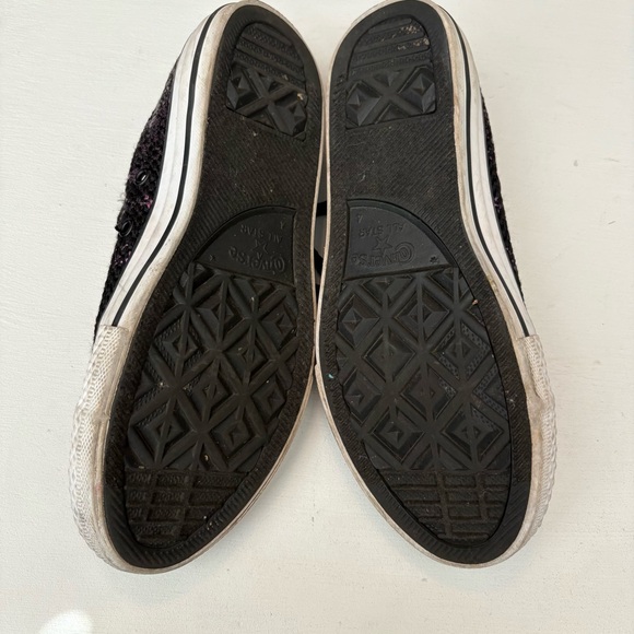 Converse Kids Chuck Taylor All Star Ox Junior 4 Sneakers Flats Purple Hollyhock. - Picture 8 of 12